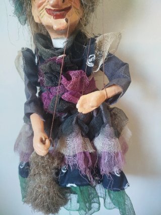 Marioneta artesanal comprada en Praga
