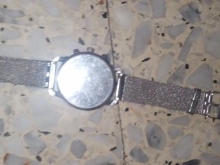 Reloj Deyros Hombre Negro y Plateado