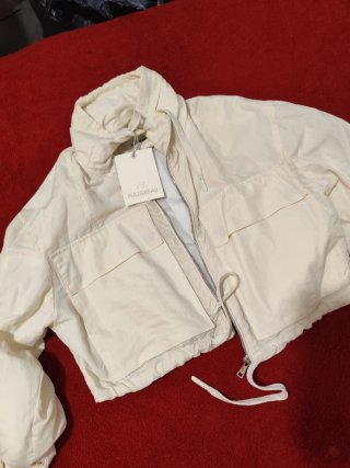 Chaqueta Pull&Bear Blanca Talla S