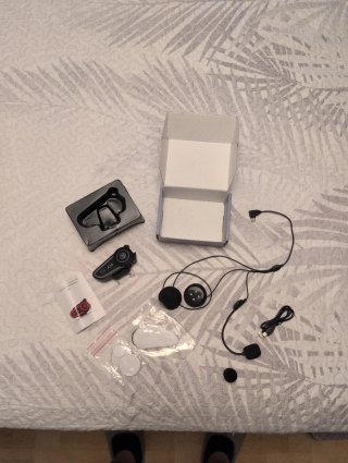 Intercomunicador Bluetooth Casco con Luces