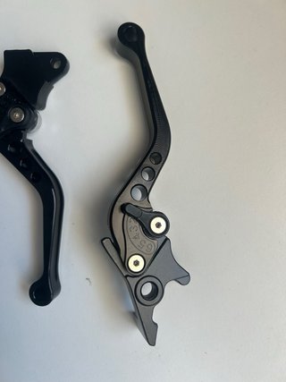 Manetas Cortas Moto Regulables Negras Universales