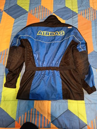 Chaqueta Cordura Moto Azul y Negra