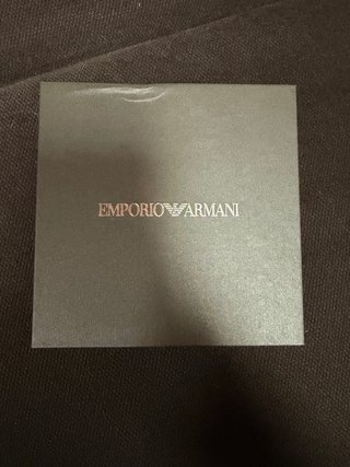 Orologio Emporio Armani Uomo Cronografo Nero