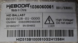 Faro Xenon Land Rover Evoque Derecho