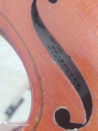 Violín con arco