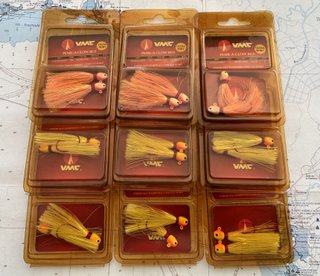 Lote 9 Paquetes VMC Pearl-A-Glow Jigs 1/8 Oz   122