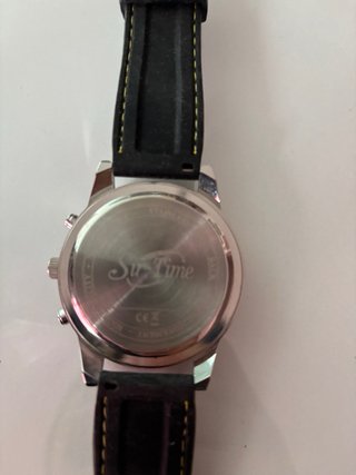 Orologio Sir Time Uomo Nero Argento