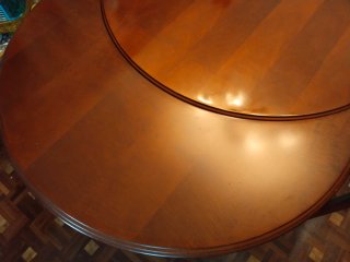 Mesa de comedor de madera extensible con 6 sillas