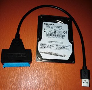 Disco Duro Toshiba 640GB + Adaptador USB