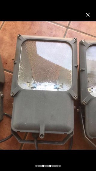 Focos LED Exterior Gris (3 Unidades)
