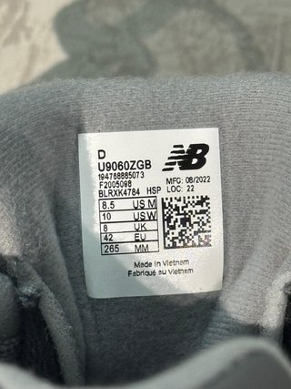 Zapatillas New Balance 9060 Gris