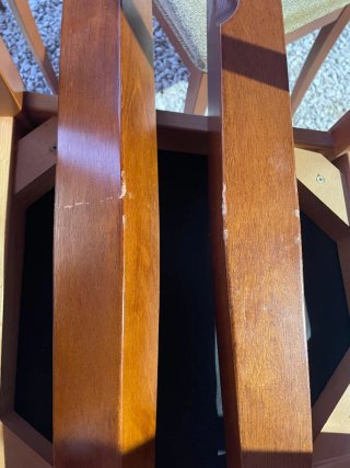 Mesa comedor Nogal + 6 sillas