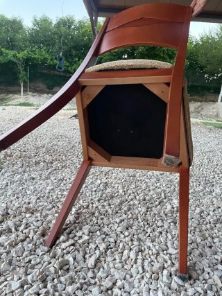 Mesa comedor Nogal + 6 sillas