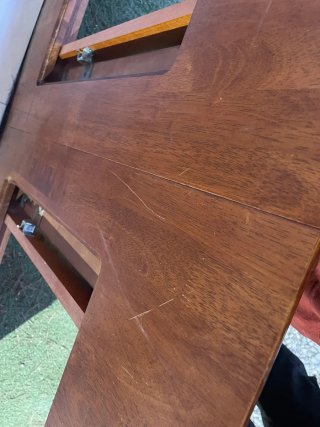 Mesa comedor Nogal + 6 sillas