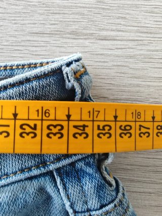 Diesel pantalones/jeans D-Joy slim W27 azzurro y2k