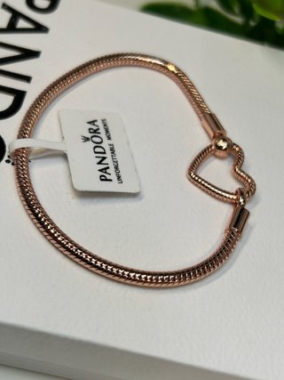Pulsera Pandora con caja original plata s925 18cm