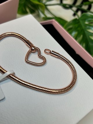 Pulsera Pandora con caja original plata s925 18cm