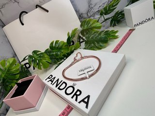 Pulsera Pandora con caja original plata s925 18cm