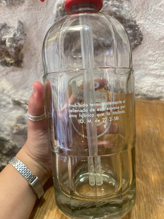 Sifón antiguo K Agua de Seltz