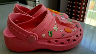 Sandalias niña rosas talla 25
