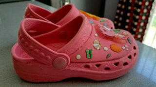 Sandalias niña rosas talla 25