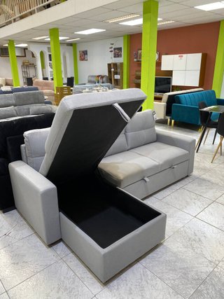 Sofá Cama Chaise Longue 3 Plazas Gris