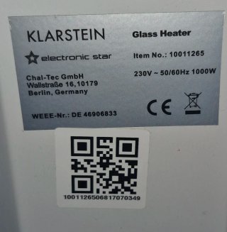 3 Radiadores Klarstein Bajo Consumo