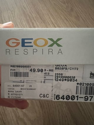 Sandali Geox Bambini Grigio/Giallo Taglia 25