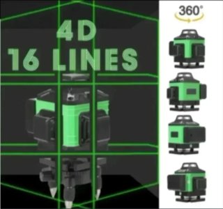 Nivel Láser 4D 16 Líneas Accesorios