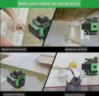 Nivel Láser 4D 16 Líneas Accesorios
