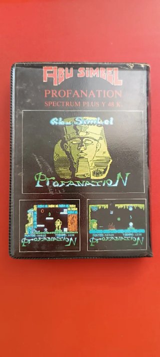 Juego ZX Spectrum Abu Simbel Profanation Dinamic de Segunda mano