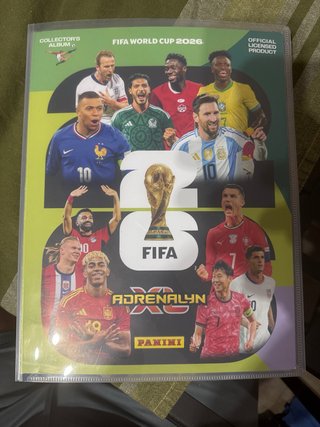 Cartas adrenalyn Mundial 2026