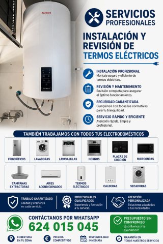 Tecnico Termos Electricos a Domicilio
