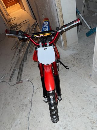 Minimoto Cross Roja Negra Nueva
