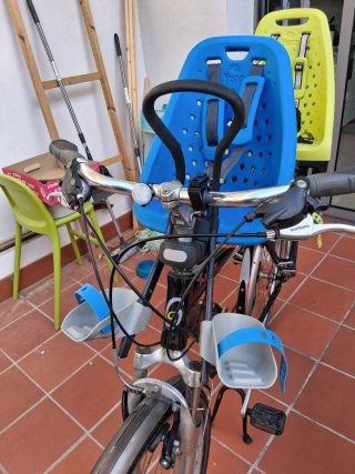 Silla bici niñ@ azul Yepp GMG