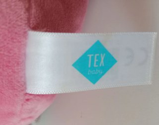 Osito peluche bebé rosa y gris