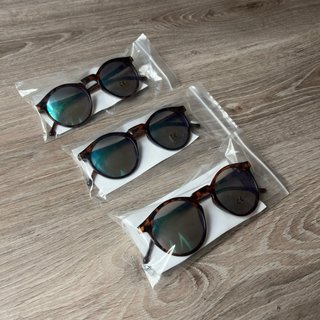 Gafas de Sol Matusalem Marrón y Morado (Pack de 3)