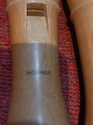 Conjunto de 5 flautas de madera