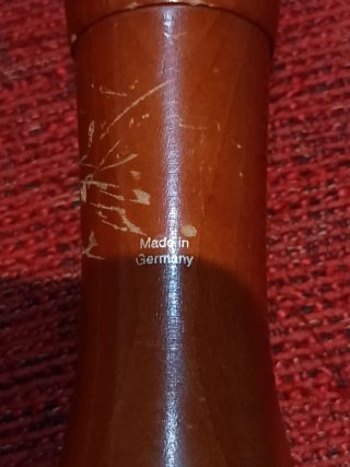 Conjunto de 5 flautas de madera