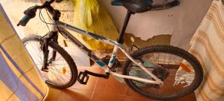 Bicicleta Rockrider Blanca