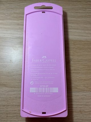 Compás Faber Castell rosado