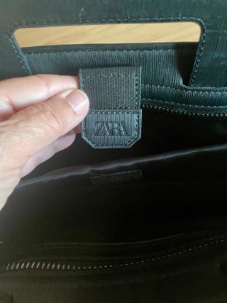 Maletín para PC y Portadocumentos. ZARA. Azul