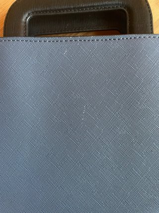 Maletín para PC y Portadocumentos. ZARA. Azul