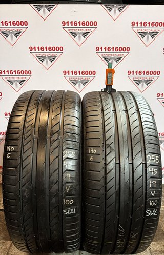 255 45 19 V CONTINENTAL RUEDA AL 90% VIDA UTIL