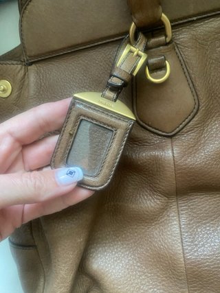 Bolso Prada Marrón Grande Piel