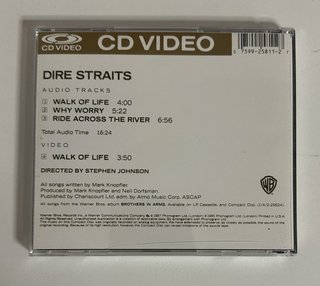 DIRE STRAITS CD VIDEO WALK OF LIFE USA