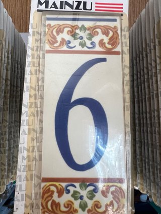 Números Mainzu Cerámica Decorativa