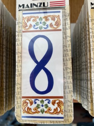 Números Mainzu Cerámica Decorativa