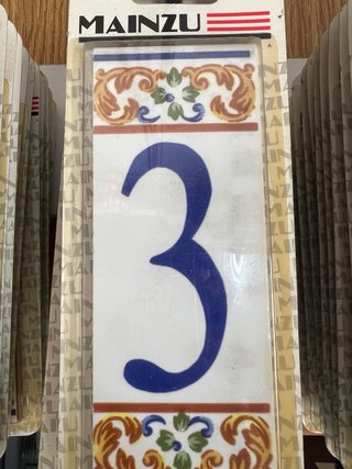 Números Mainzu Cerámica Decorativa