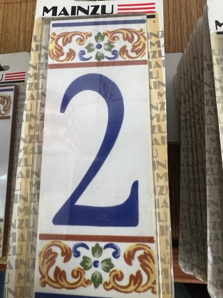 Números Mainzu Cerámica Decorativa